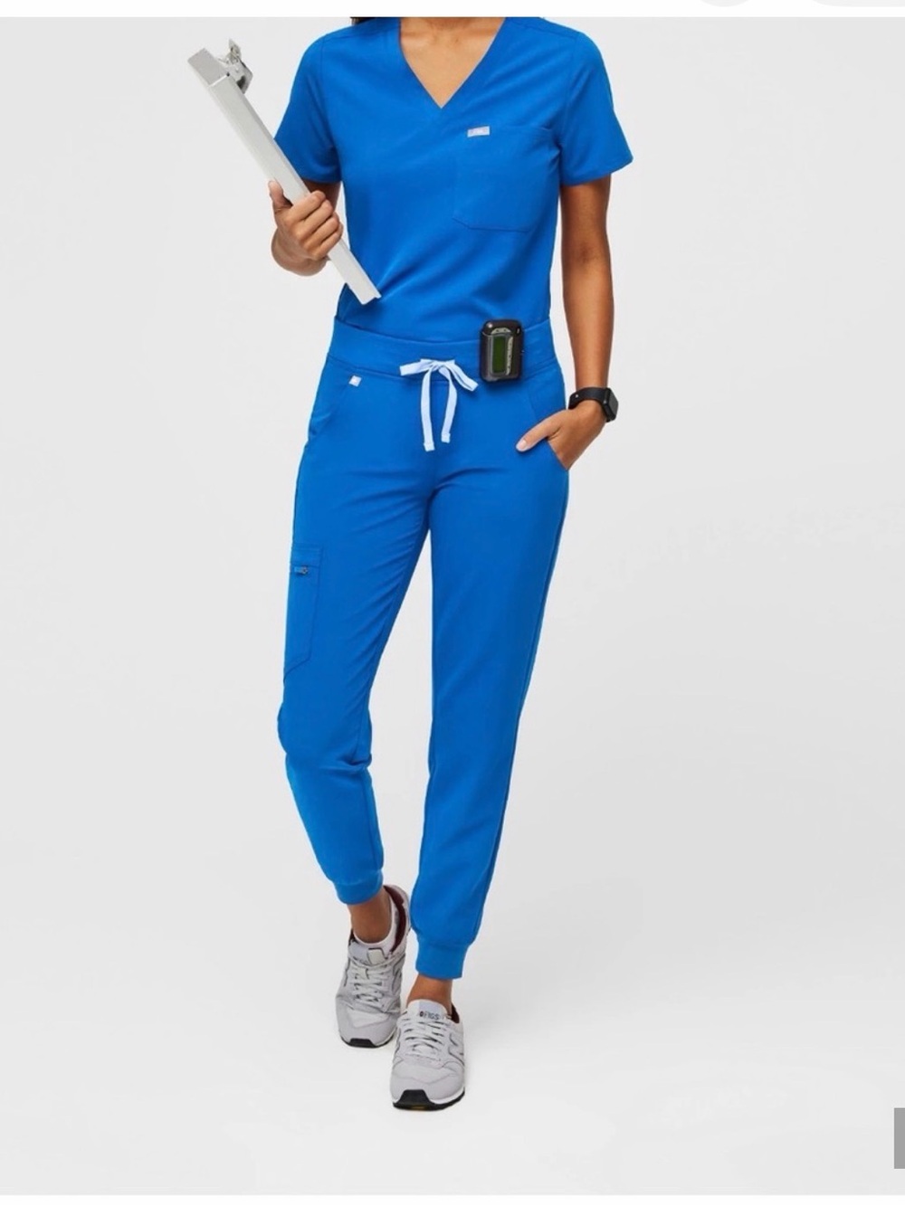 Figs Zamora Royal Blue pants